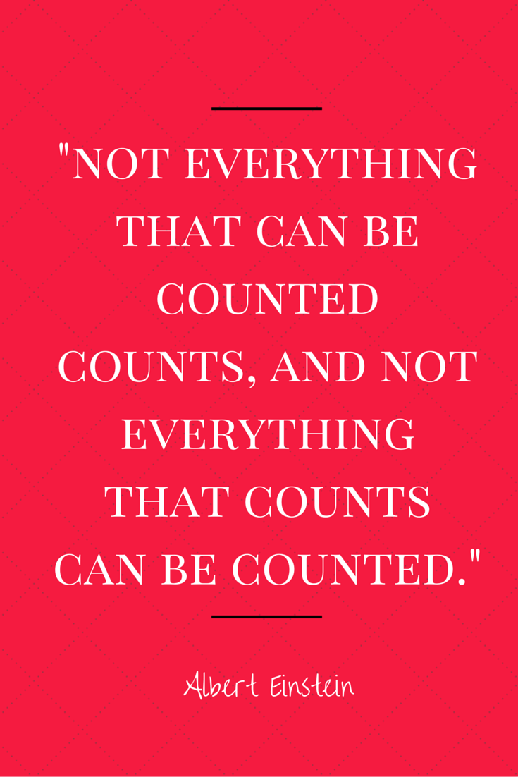 -not everything that can be counted